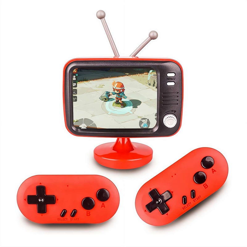 Retro Game Console with 300 Built-in Retro Video Games, Mini TV Games Console with Wireless Controllers, Old School Vintage Video Game System for Kids and Adults - Image 1
